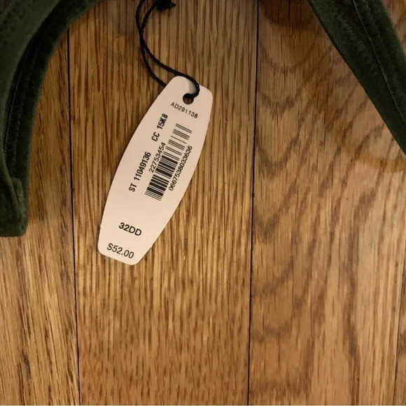 Victorias Secret Sheer Mesh Unlined Green Bra Size 32DD NWT - Picture 4 of 6